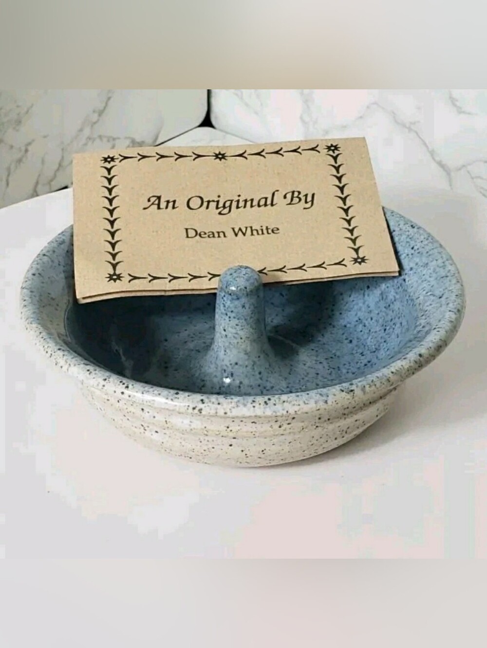 White's Pottery Signed Ceramic Apple Baker Kitchen Decor